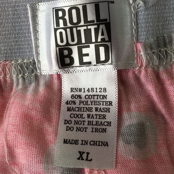 Roll Outta Bed Pink “Flawless” Pajama Bottoms Juniors Size XL - Picture 3 of 8